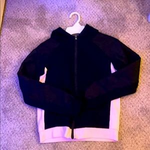 cute zip up black jacket